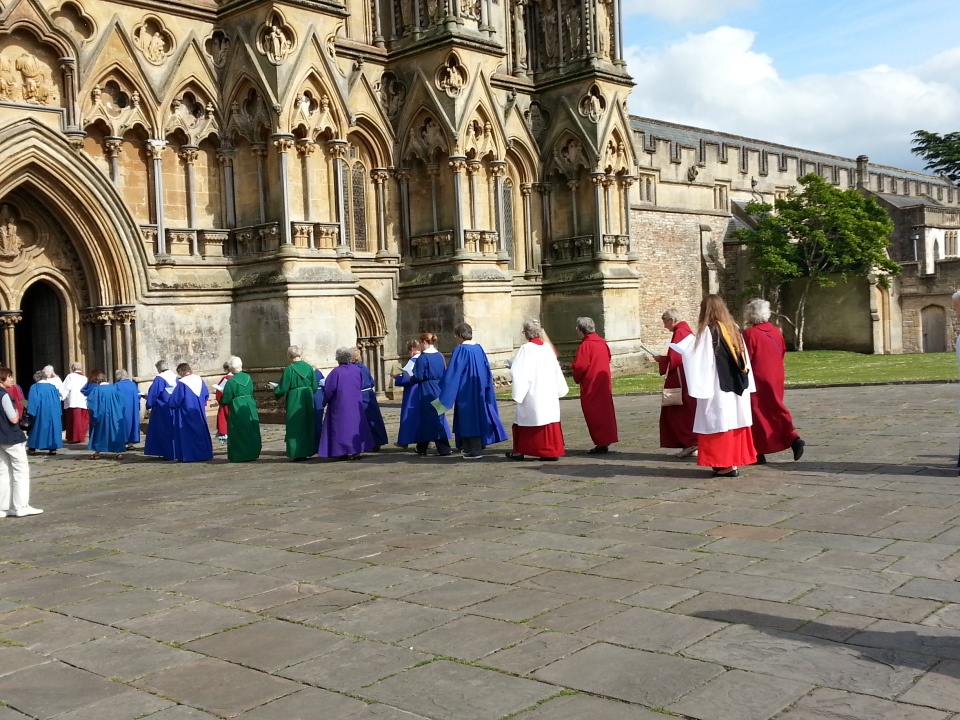 Procession entering Cathedral